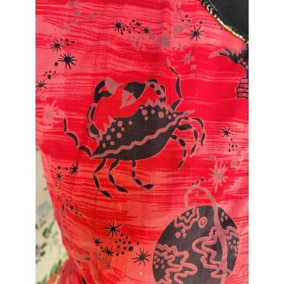 Rare Vintage Midcentury Celestial Zodiac Apron. - Picture 6 of 7